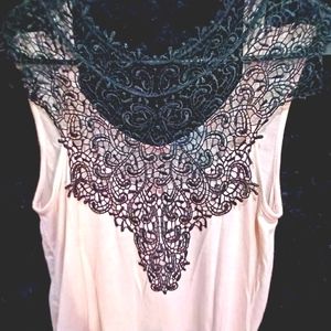 Charlotte Russet Pink Small Sleeveless Shirt